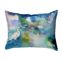 Three Egrets Noncorded Indoor/Outdoor Pillow 11x14