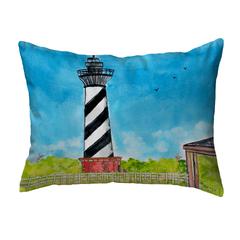 Hatteras Lighthouse Noncorded Indoor/Outdoor Pillow 11x14