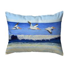 Skimming the Surf Noncorded Indoor/Outdoor Pillow 11x14