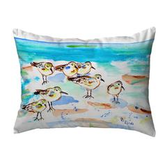 Seven Sanderlings Noncorded Indoor/Outdoor Pillow 11x14