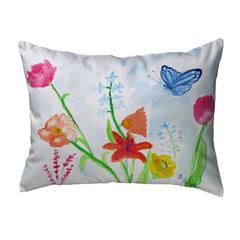 Pastel Garden Noncorded Indoor/Outdoor Pillow 11x14