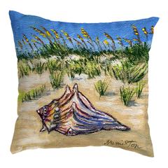 Conch Found 12x12 Small No Cord Pillow