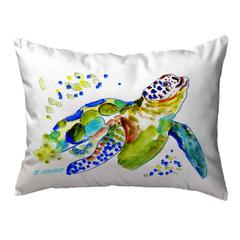Baby Sea Turtle 11x14 Small No Cord Pillow