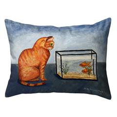 Orange Like Me Small Noncorded Indoor/Outdoor Pillow 11x14