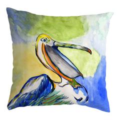 Happy Pelican Small Noncorded Pillow 12x12
