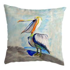 Talking Pelican Small Noncorded Pillow 12x12