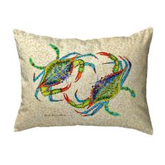 Crab Dance Small Noncorded Pillow 11x14