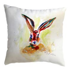Jack Rabbit Small Noncorded Pillow 12x12