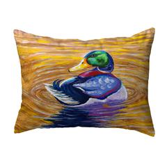 Duck Looking Small Noncorded Pillow 11x14