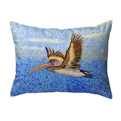 Flying Pelican Small Noncorded Pillow 11x14