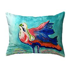 Spoonbill Looking Small Noncorded Pillow 11x14