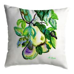 Hanging Pears Small Noncorded Pillow 12x12