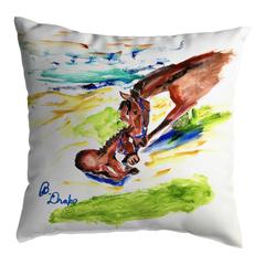 Mothering Horse Small Noncorded Pillow 12x12