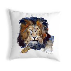 Lion Small No-Cord Pillow 12x12