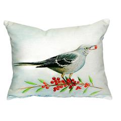Mockingbird & Berries Small No-Cord Pillow 11x14