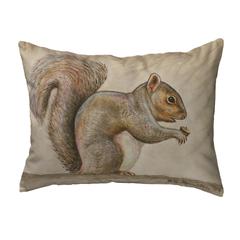 Squirrel Small No-Cord Pillow 11x14