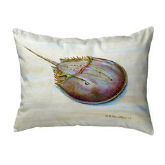 Horseshoe Crab Small No-Cord Pillow 11x14