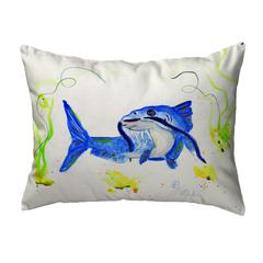 Betsy's Catfish Noncorded Indoor/Outdoor Pillow 11x14