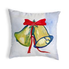 Christmas Bells Noncorded Pillow 12x12