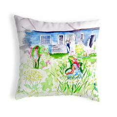 Front Yard Garden Small No-Cord Pillow 12x12
