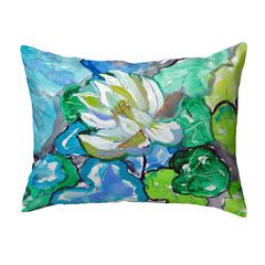 White Lily Noncorded Pillow 11x14