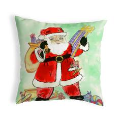 Santa Small No-Cord Pillow 12x12