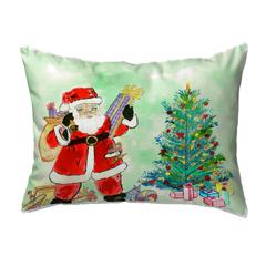Santa & Tree Small No-Cord Pillow 11x14