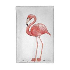 Flamingos - White Kitchen Towel