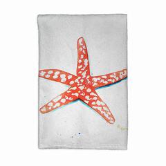Coral Starfish Kitchen Towel