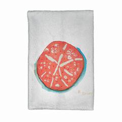 Coral Sand Dollar Kitchen Towel
