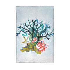 Starfish Coral Shells Kitchen Towel