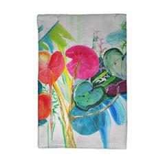 Cyclamen Plant Kitchen Towel