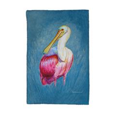 Spoonbill Portrait Kitchen Towel