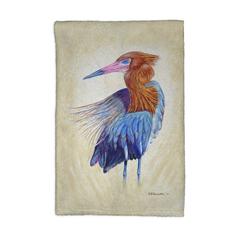 Reddish Egret Portrait Kitchen Towel