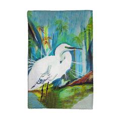 Acrylic Egret Kitchen Towel