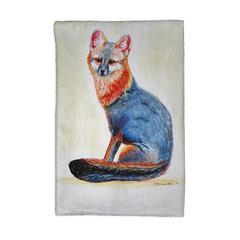 Gray Fox Kitchen Towel
