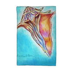 Conch in Aqua Kitchen Towel