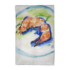 Shrimp Plate Kitchen Towel