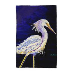 Palette Snowy Egret Kitchen Towel