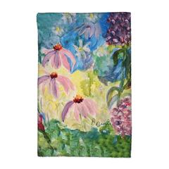 Pink Garden Kitchen Towel