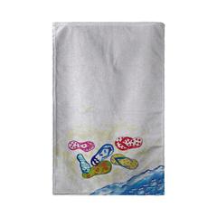 Six Flip Flops Kitchen Towel