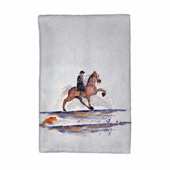 Brown Walking Horse Kitchen Towel