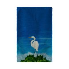 Great Egret Kitchen Towel