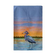 Heron and Sunset Kitchen Towel