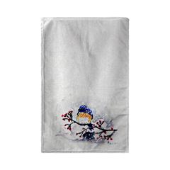 Blue Bird & Snow Kitchen Towel