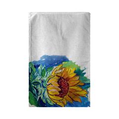 Windy Sunflower Kitchen Towel