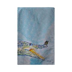 Croc & Butterfly Kitchen Towel