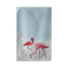 Funky Flamingos Kitchen Towel