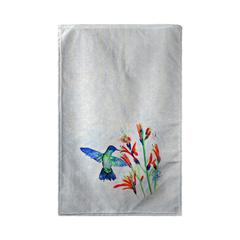 Hummingbird & Fire Plant Kitchen Towel