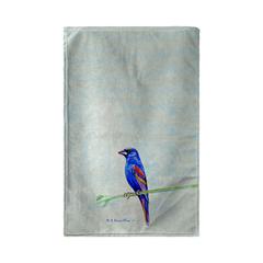 Blue Grosebeak Kitchen Towel